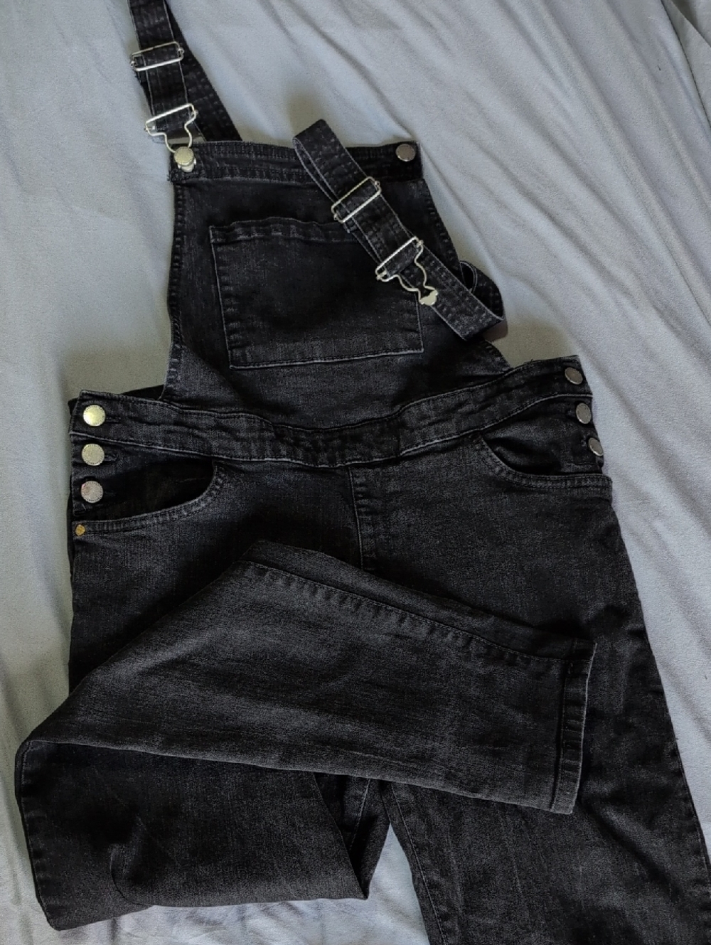 Roxy Black Denim Women's Overalls